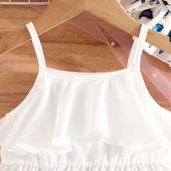 6M-3Y Baby Girls Butterfly Print Slip Dresses  Baby Clothes  