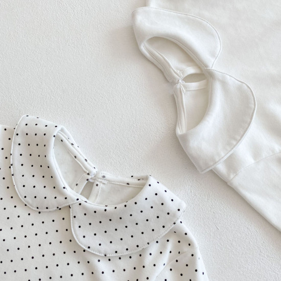3-24M Baby Girls Doll Collar Long Sleeve Bottoming Shirt  Baby Clothing  