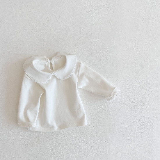 3-24M Baby Girls Doll Collar Long Sleeve Bottoming Shirt  Baby Clothing  