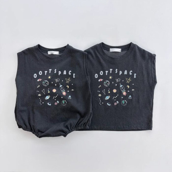 9months-5years Toddler Boy Sets Children's Clothing Suit New Summer Boy Short-Sleeved Printed Cartoon Car Shirt & Solid Color Shorts  