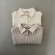3-24M Baby Lapel Long-Sleeved T-Shirt Boys And Girls Bottoming Shirt  Baby Clothes  