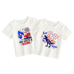 6M-3Y Baby Letter Print Short-Sleeved T-Shirt  Baby Boutique Clothing  