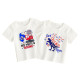 6M-3Y Baby Letter Print Short-Sleeved T-Shirt  Baby Boutique Clothing  