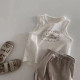 6-24M Baby Girls And Boys Letter Tank Tops  Toddler Boutique Clothing  