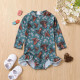 9M-4Y Toddler Girls Bull Head Print One-Piece Swimsuit  Girls Clothes  