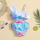 9M-4Y Toddler Girls Fish Scales Ruffled Sling One-Piece Swimsuit  Girls Clothes  