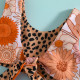 6M-4Y Toddler Girls Printed Leopard Print Knot-Hem 2 Piece Swimsuit Sets  Girls Clothes  