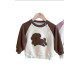3-24M Baby Cartoon Raglan Sleeves Sweatshirt  Baby Clothing  