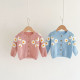 3-24M Baby Daisy Embroidered Cardigan Sweater  Baby Clothing  