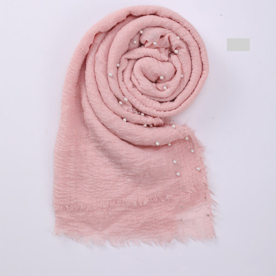 Newborn Cotton Linen Pearl Photography Tassel Wrapped Baby Blankets  