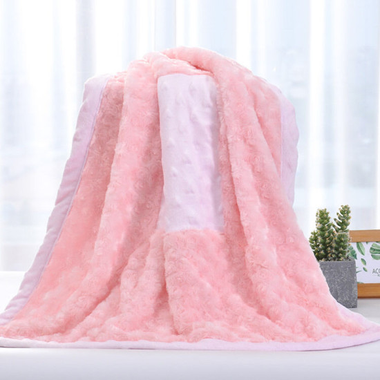 Baby Double Coral Fleece  Baby Blankets  