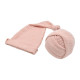 Wrap Blacket And Knotted Sleep Cap For Baby  