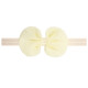 Solid Color Chiffon Bow Baby Headband  