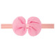 Solid Color Chiffon Bow Baby Headband  