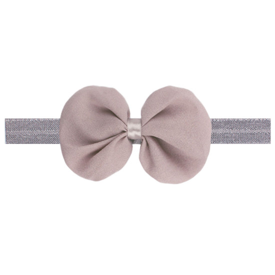 Solid Color Chiffon Bow Baby Headband  