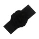 Solid Color Flower Decor Ribbed Headband For Baby  