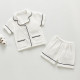 9M-3Y Baby Pajamas Sets Muslin Plain Shirts & Shorts  Baby Clothes  