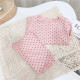 Girls Polka Dot Printed Top And Pants Pajamas Set Girls Pajama Romper  