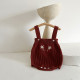 3-24M Baby Girls Sets Embroidery Floral Knitted Sweaters Or Suspender Bodysuit  Baby Clothes  