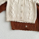 3-24M Baby Bubble Hook Sweater Knitted Cardigan  Baby Boutique Clothing  