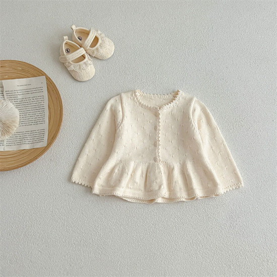3-24M Baby Girls Knitted Cardigan Sweater  Baby Clothes  
