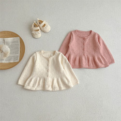 3-24M Baby Girls Knitted Cardigan Sweater  Baby Clothes  