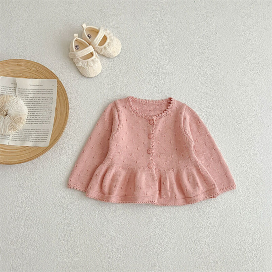 3-24M Baby Girls Knitted Cardigan Sweater  Baby Clothes  