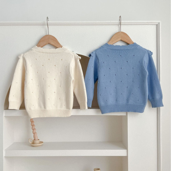 3-24M Baby Hand Embroidered Knitted Cardigan Sweater  Baby Clothes  