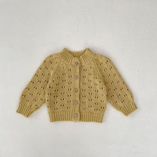 3-24M Baby Hollow Thick Knitted Cardigan  Baby Boutique Clothing  