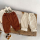 3-24M Baby Dot Print Corduroy Pants  Baby Boutique Clothing  
