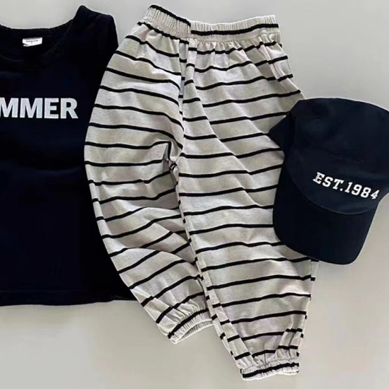 3-18M Baby Girls Striped Pants  Baby Boutique Clothing  