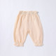 3-18M Baby Girls And Boys Muslin Plaid Bear Print Pants  Baby Clothing  