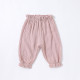 3-18M Baby Girls And Boys Muslin Plaid Bear Print Pants  Baby Clothing  