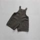 9M-7Y Suspender Solid Color Jumpsuit Shorts  Kids Boutique Clothing  