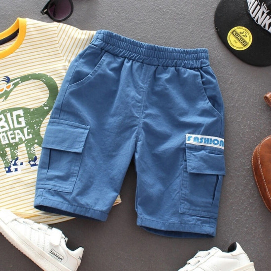 9M-7Y Toddler Boys Pockets Shorts  Boys Boutique Clothing  