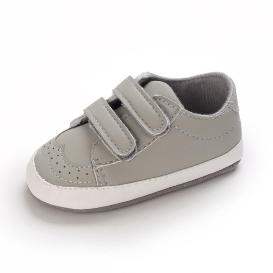3-18months Artificial PU Soft Bottom Pre-Walker Shoes Baby Walking Shoes For Toddler Girl Boys Trendy  Shoes  