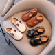 Kid Girls Solid Color British Style Soft Sole Shoes  Accessories  
