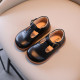 Kid Girls Solid Color British Style Soft Sole Shoes  Accessories  