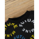 6M-3Y Baby Boys Etter Print Long Sleeve Top And Denim Trousers  Baby Clothing  