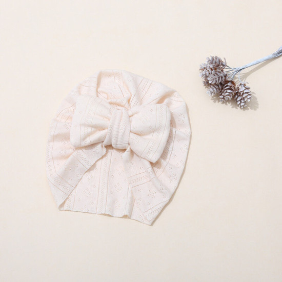 Newborn Contrast Bow Baby Turban Hat  Accessories Vendors  