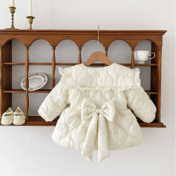 6M-3Y Baby Girls Back Bow Coats & Jackets  Baby Boutique Clothing  