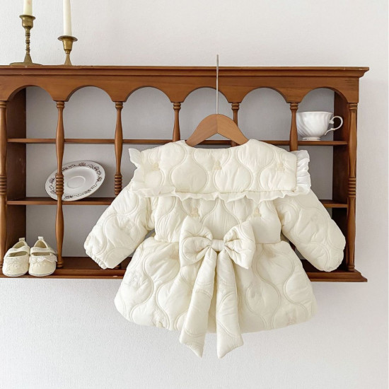 6M-3Y Baby Girls Back Bow Coats & Jackets  Baby Boutique Clothing  