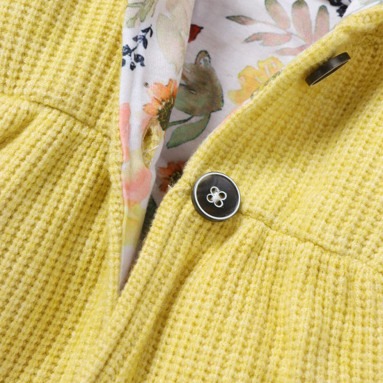 3M-3Y Baby Solid Color Hooded Floral Lined Thickened Jackets  Baby Clothing  