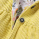 3M-3Y Baby Solid Color Hooded Floral Lined Thickened Jackets  Baby Clothing  