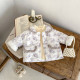 3-24M Baby Girls Ruffled Lapel Winter Cardigan Jacket Coats  Baby Boutique Clothing  