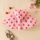 6M-3Y Baby Girls Strawberry Print Hooded Cape  Baby Boutique Clothing  