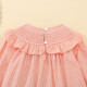9M-5Y Toddler Girls Retro Animal Embroidered Ruffle Collar Dresses  Girls Clothes  