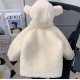 9M-6Y Toddler Girls Solid Color Lambswool Hooded Jackets & Coats  Girls Clothing Suppliers  