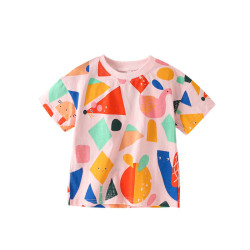 18M-7Y Toddler Girls Crew Neck Print T-Shirts  Girls Clothing  