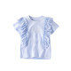 18M-7Y Toddler Girls Lace Ruffled T-Shirts  Girls Clothes  